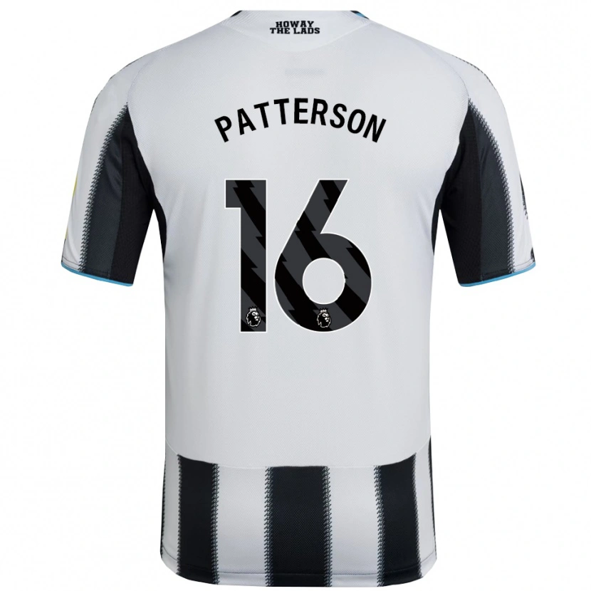 Danxen Heren Jack Patterson #16 Zwart Wit Thuisshirt Thuistenue 2025/26 T-Shirt