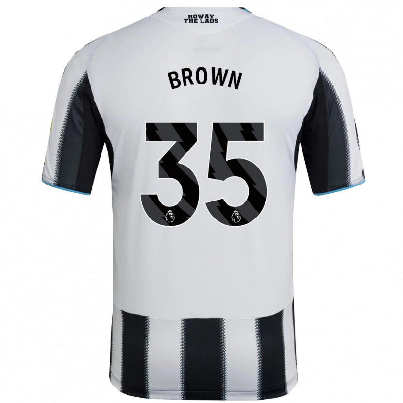Danxen Heren Will Brown #35 Zwart Wit Thuisshirt Thuistenue 2025/26 T-Shirt
