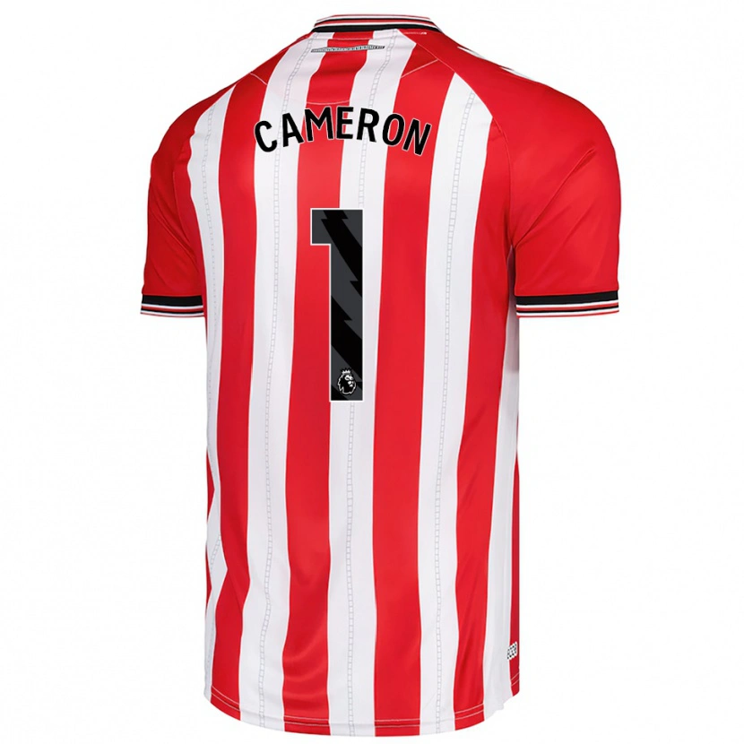Danxen Heren Dan Cameron #1 Rood Wit Thuisshirt Thuistenue 2025/26 T-Shirt