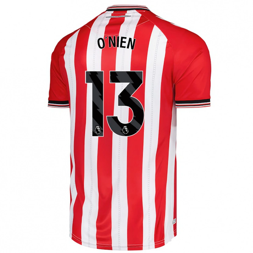 Danxen Heren Luke O'nien #13 Rood Wit Thuisshirt Thuistenue 2025/26 T-Shirt