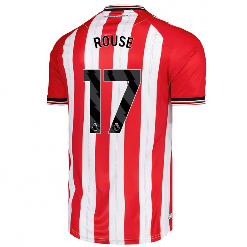 Danxen Heren Mollie Rouse #17 Rood Wit Thuisshirt Thuistenue 2025/26 T-Shirt