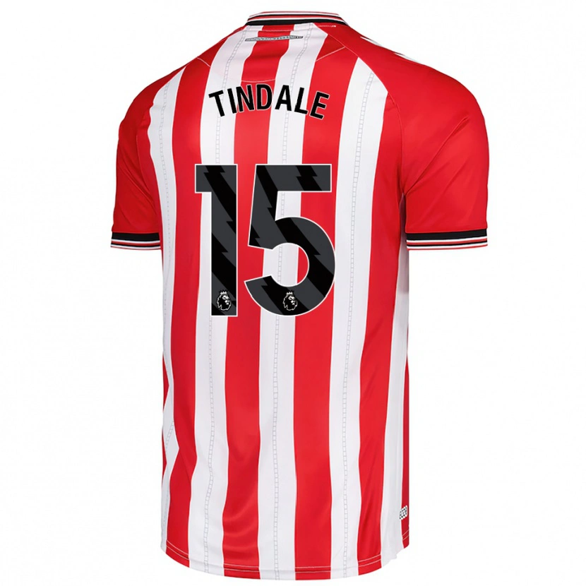 Danxen Heren Charlie Dinsdale #15 Rood Wit Thuisshirt Thuistenue 2025/26 T-Shirt