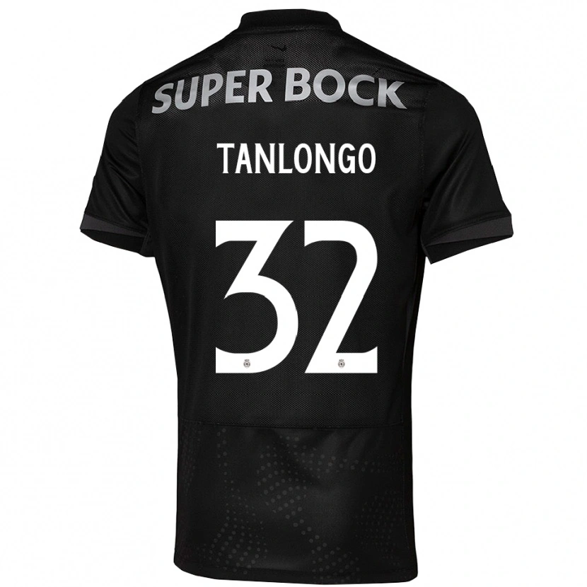 Danxen Heren Mateo Tanlongo #32 Zwart Wit Uitshirt Uittenue 2025/26 T-Shirt