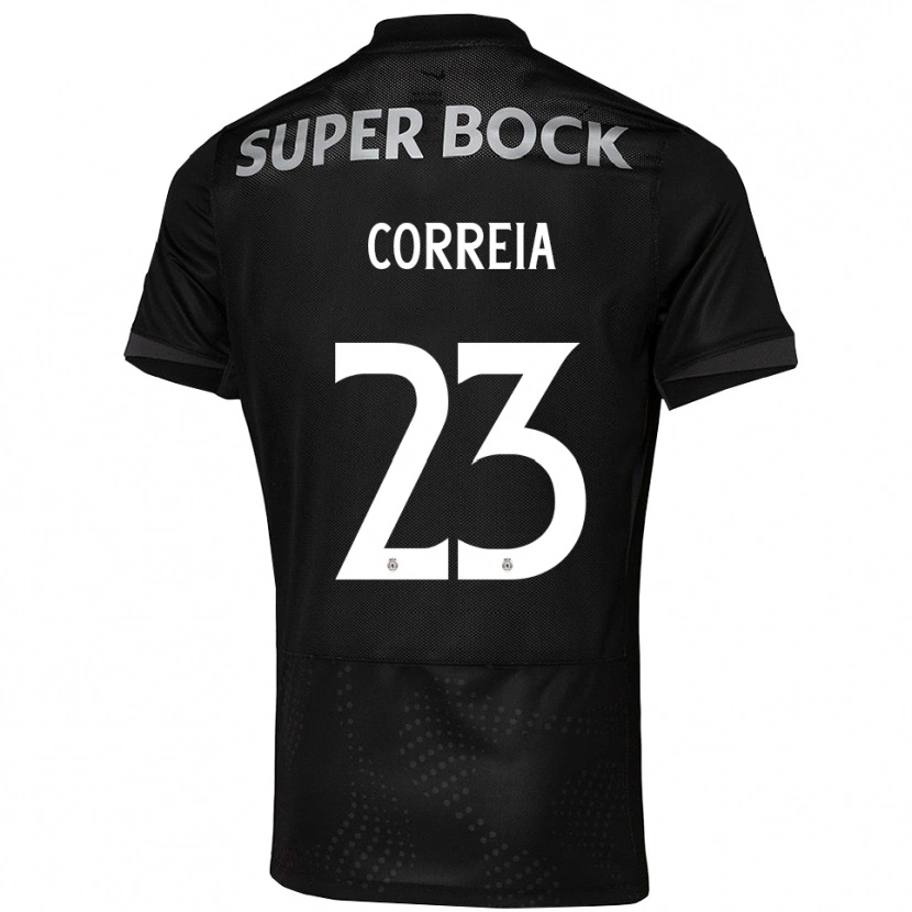 Danxen Heren Duarte Correia #23 Zwart Wit Uitshirt Uittenue 2025/26 T-Shirt