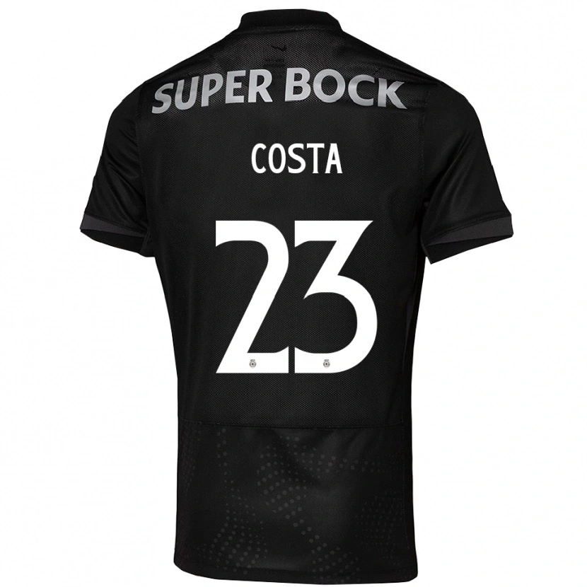 Danxen Heren Manuel Costa #23 Zwart Wit Uitshirt Uittenue 2025/26 T-Shirt