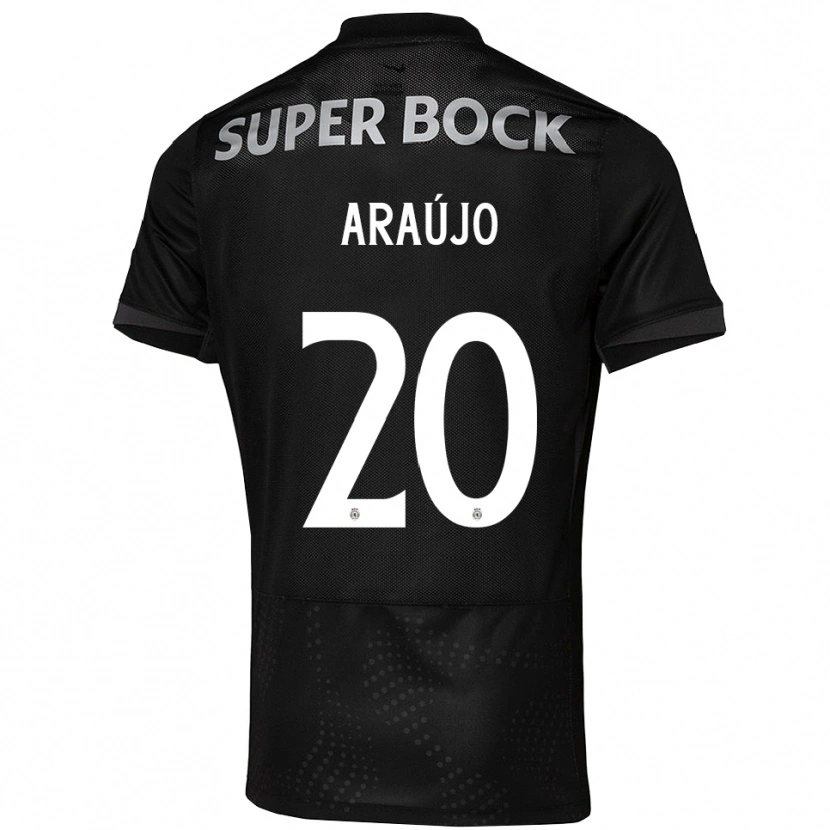 Danxen Heren Maxi Araújo #20 Zwart Wit Uitshirt Uittenue 2025/26 T-Shirt