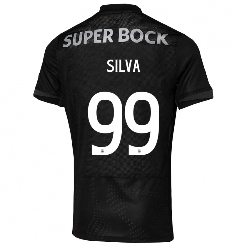 Danxen Heren Francisco Silva #99 Zwart Wit Uitshirt Uittenue 2025/26 T-Shirt
