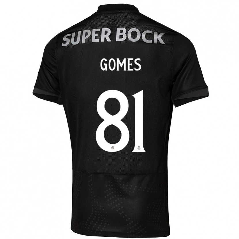 Danxen Heren Salvador Gomes #81 Zwart Wit Uitshirt Uittenue 2025/26 T-Shirt