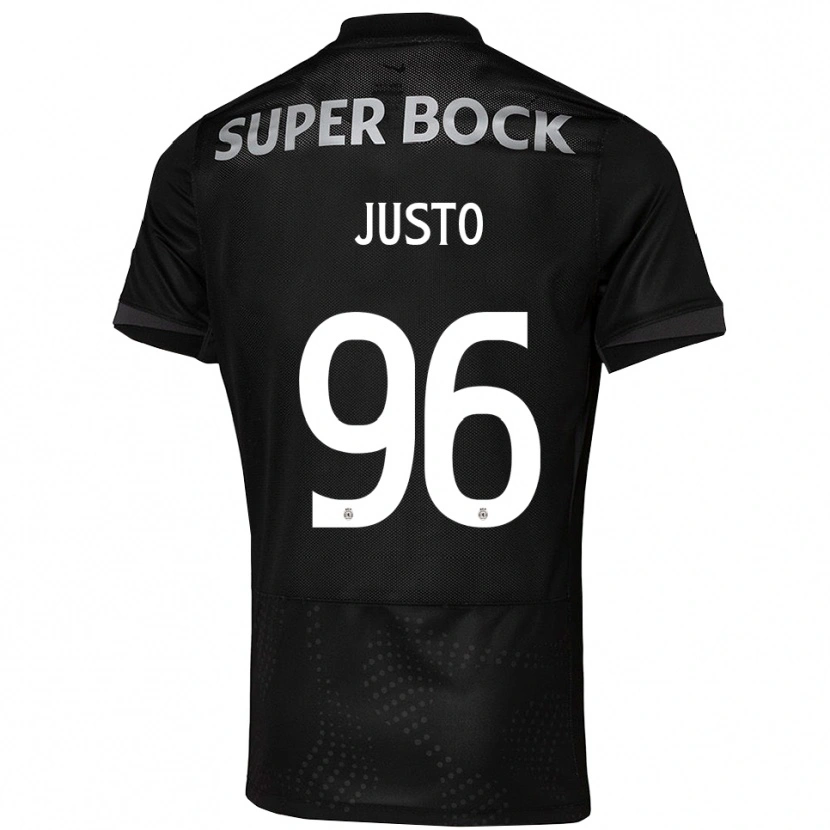Danxen Heren Samuel Justo #96 Zwart Wit Uitshirt Uittenue 2025/26 T-Shirt