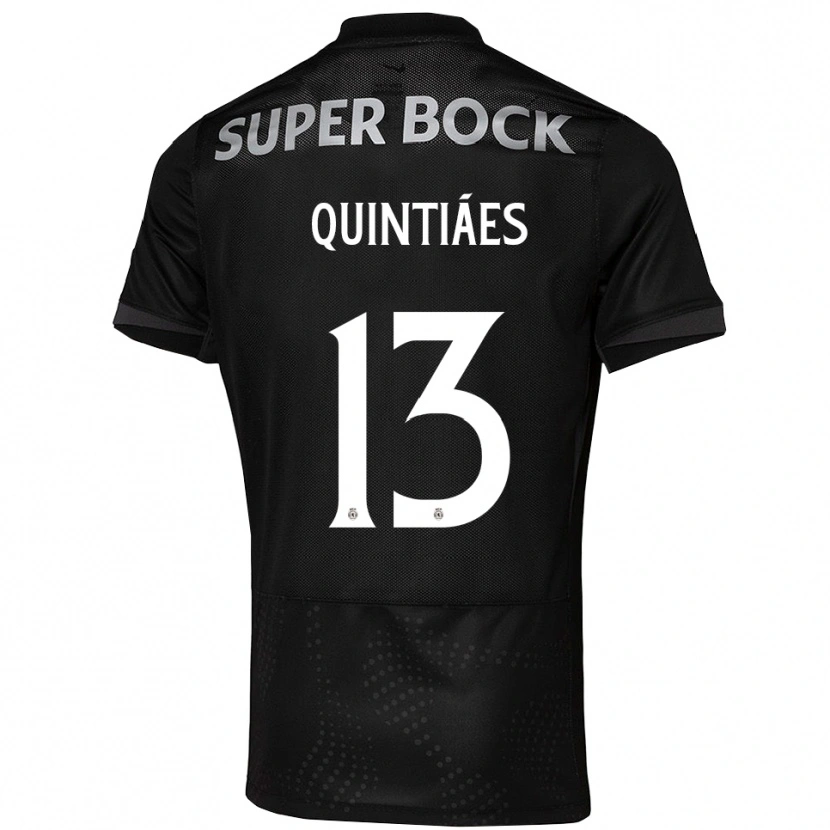 Danxen Heren Rodrigo Quintiães #13 Zwart Wit Uitshirt Uittenue 2025/26 T-Shirt