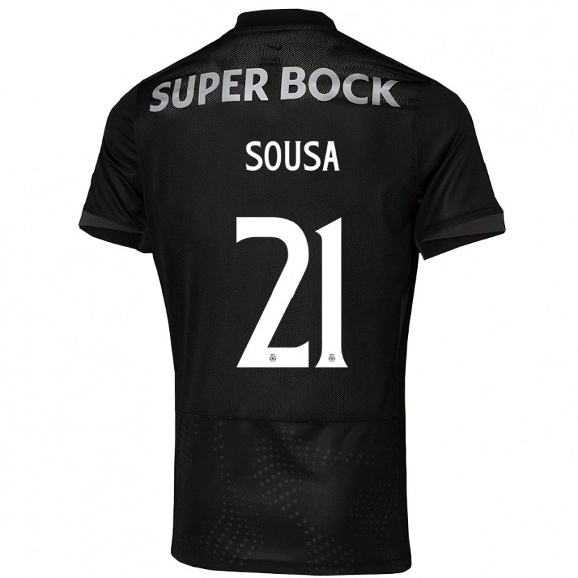 Danxen Heren Margarida Sousa #21 Zwart Wit Uitshirt Uittenue 2025/26 T-Shirt