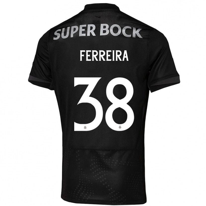Danxen Heren Marta Ferreira #38 Zwart Wit Uitshirt Uittenue 2025/26 T-Shirt