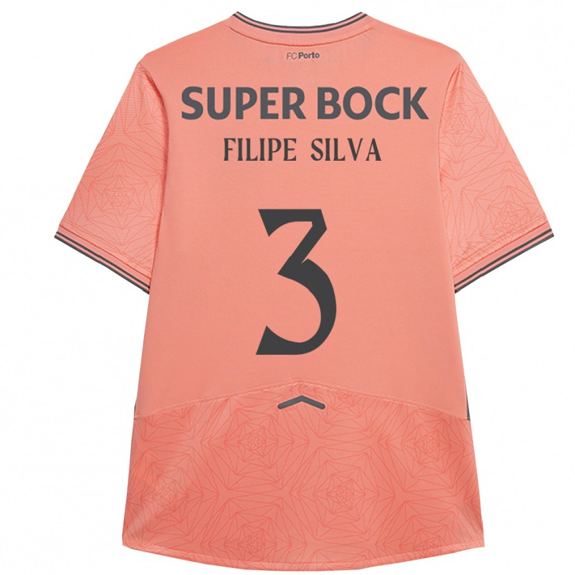 Danxen Heren Filipe Silva #3 Roze Marineblauw Uitshirt Uittenue 2025/26 T-Shirt