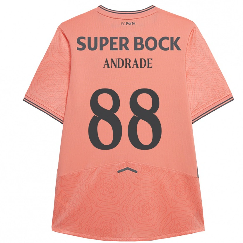 Danxen Heren Domingos Andrade #88 Roze Marineblauw Uitshirt Uittenue 2025/26 T-Shirt