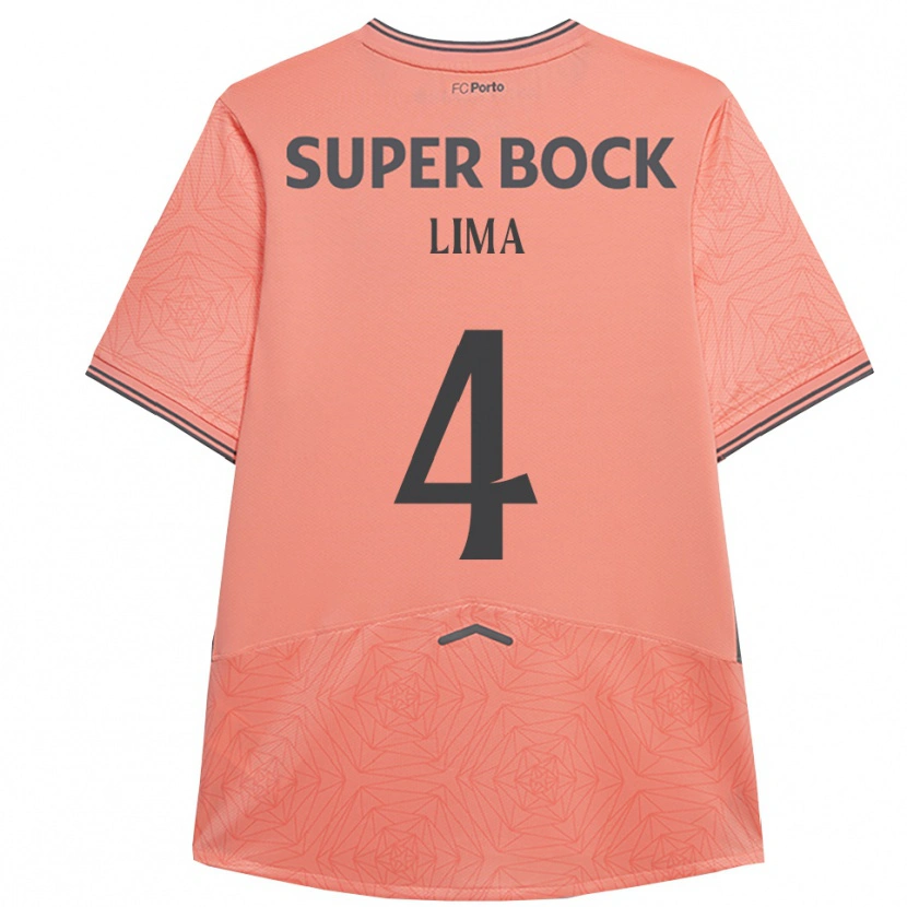 Danxen Heren Karoline Lima #4 Roze Marineblauw Uitshirt Uittenue 2025/26 T-Shirt