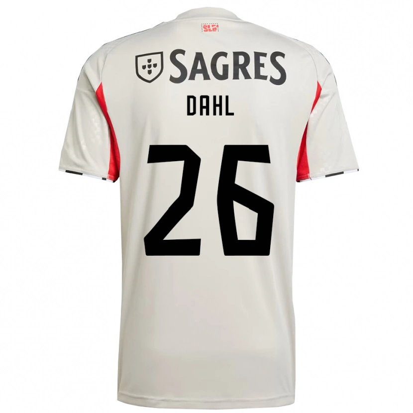 Danxen Heren Samuel Dahl #26 Gebroken Wit Rood Uitshirt Uittenue 2025/26 T-Shirt