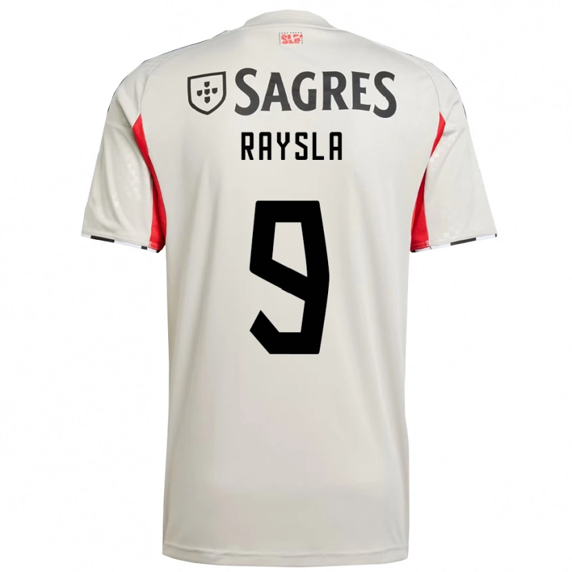 Danxen Heren Nycole Raysla #9 Gebroken Wit Rood Uitshirt Uittenue 2025/26 T-Shirt