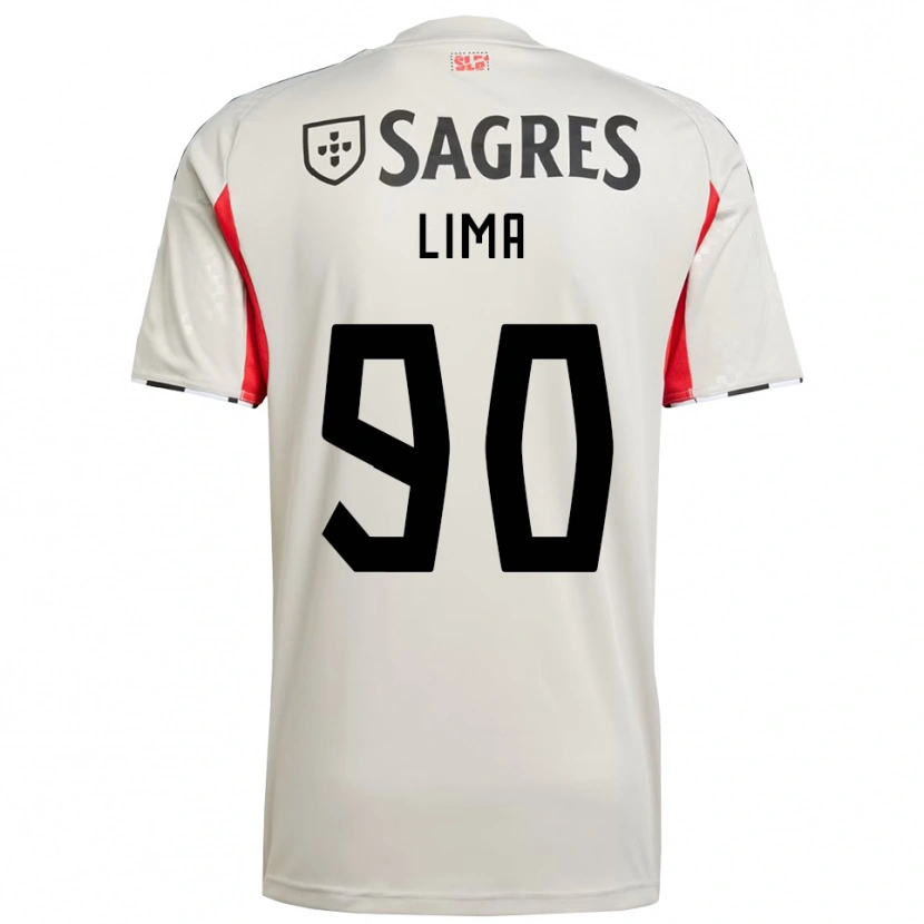 Danxen Heren Ivan Lima #90 Gebroken Wit Rood Uitshirt Uittenue 2025/26 T-Shirt