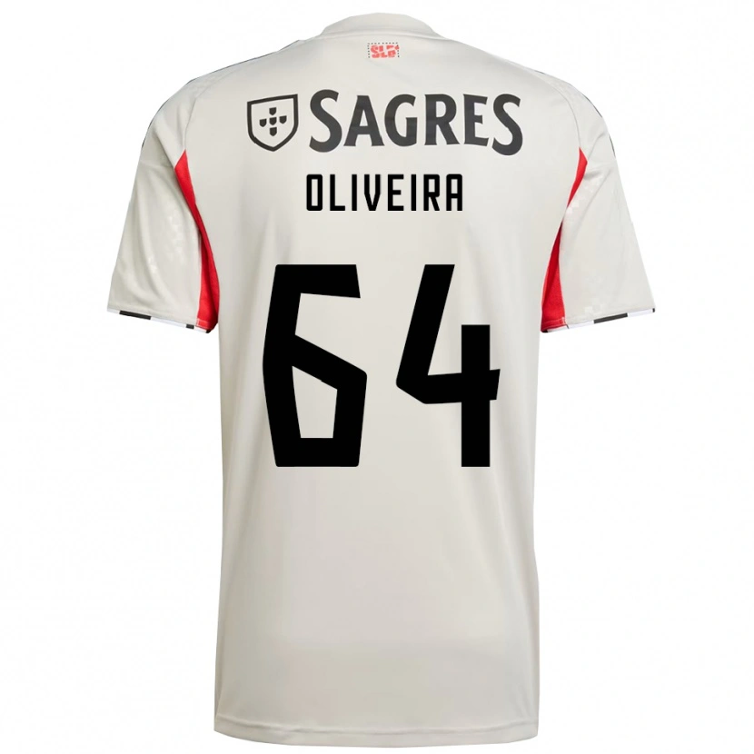 Danxen Heren Gonçalo Oliveira #64 Gebroken Wit Rood Uitshirt Uittenue 2025/26 T-Shirt