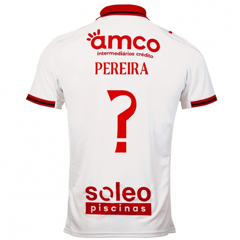 Danxen Heren Martim Pereira #0 Wit Rood Uitshirt Uittenue 2025/26 T-Shirt