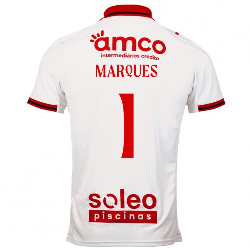 Danxen Heren André Marques #1 Wit Rood Uitshirt Uittenue 2025/26 T-Shirt