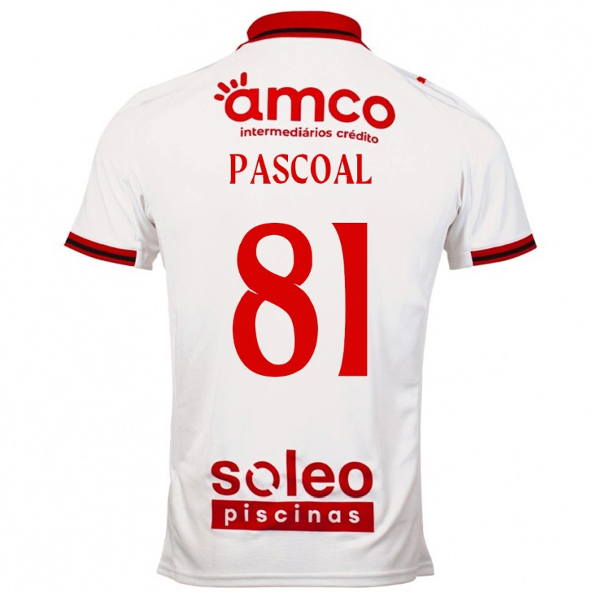 Danxen Heren Fodé Pascoal #81 Wit Rood Uitshirt Uittenue 2025/26 T-Shirt