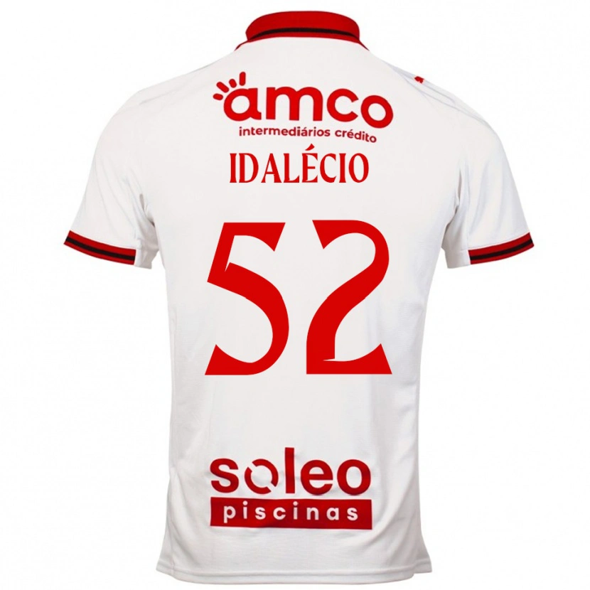 Danxen Heren Idalécio #52 Wit Rood Uitshirt Uittenue 2025/26 T-Shirt