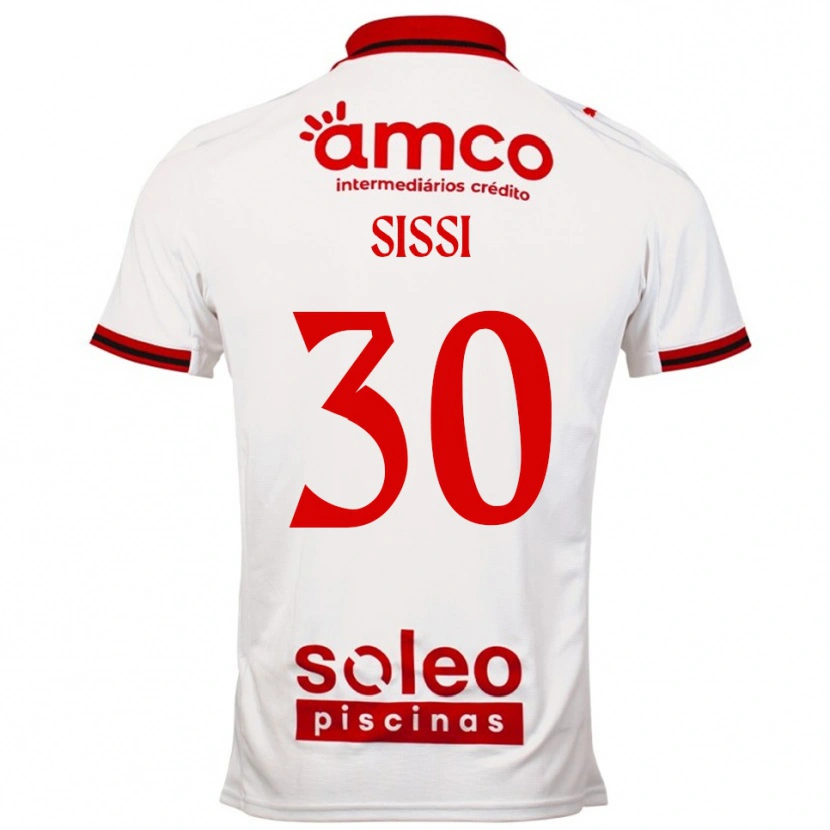 Danxen Heren Sissi #30 Wit Rood Uitshirt Uittenue 2025/26 T-Shirt