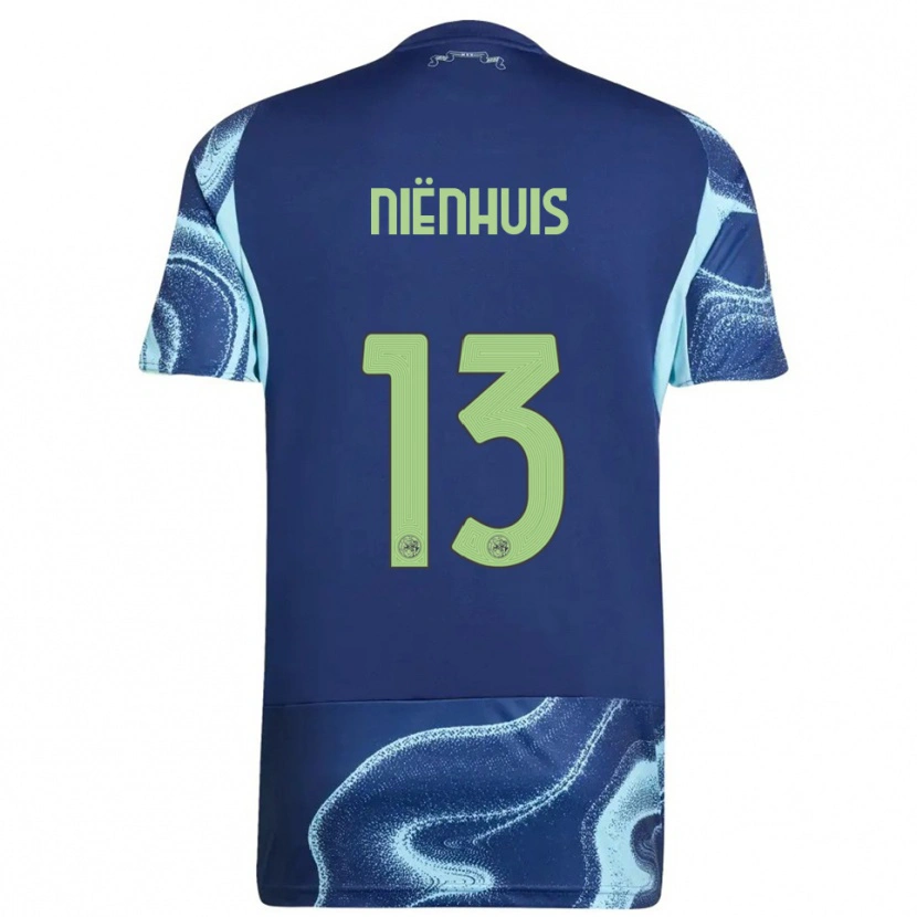 Danxen Heren Lois Niënhuis #13 Marineblauw Hemelsblauw Uitshirt Uittenue 2025/26 T-Shirt