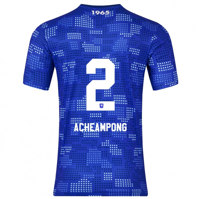 Danxen Heren Sage Acheampong #2 Blauw Hemelsblauw Uitshirt Uittenue 2025/26 T-Shirt