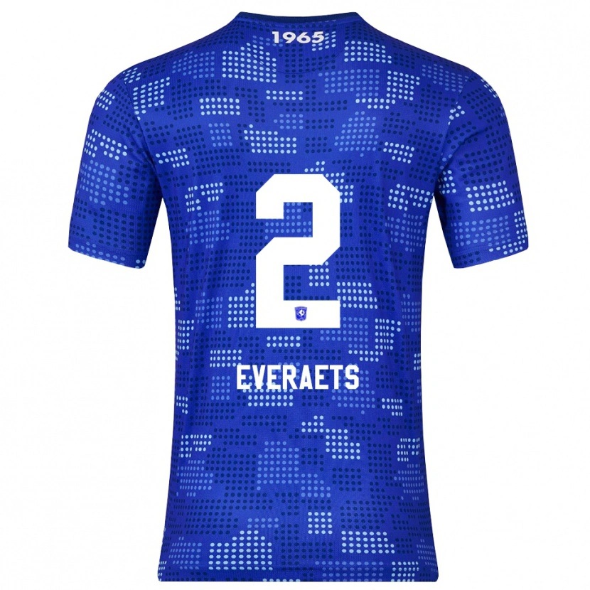 Danxen Heren Kim Everaets #2 Blauw Hemelsblauw Uitshirt Uittenue 2025/26 T-Shirt