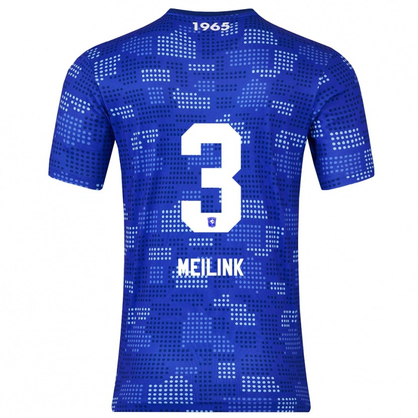 Danxen Heren Jip Meilink #3 Blauw Hemelsblauw Uitshirt Uittenue 2025/26 T-Shirt
