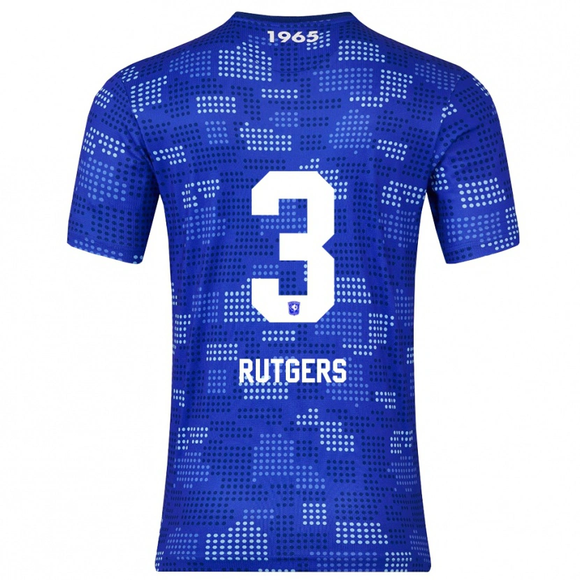 Danxen Heren Sil Rutgers #3 Blauw Hemelsblauw Uitshirt Uittenue 2025/26 T-Shirt
