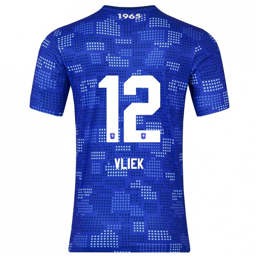 Danxen Heren Leonie Vliek #12 Blauw Hemelsblauw Uitshirt Uittenue 2025/26 T-Shirt