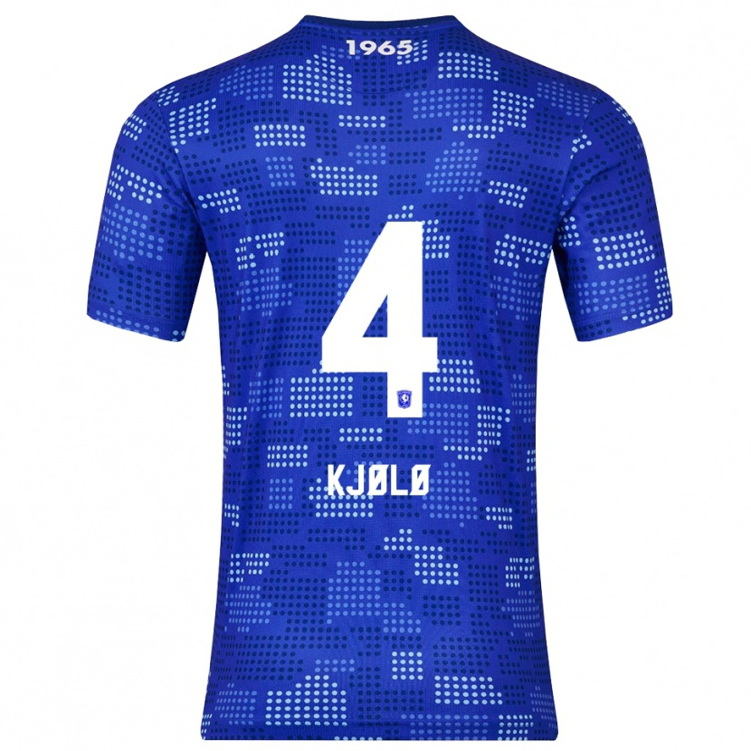 Danxen Heren Mathias Kjølø #4 Blauw Hemelsblauw Uitshirt Uittenue 2025/26 T-Shirt