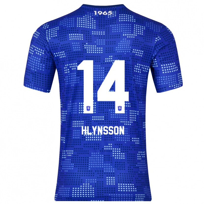 Danxen Heren Kristian Hlynsson #14 Blauw Hemelsblauw Uitshirt Uittenue 2025/26 T-Shirt