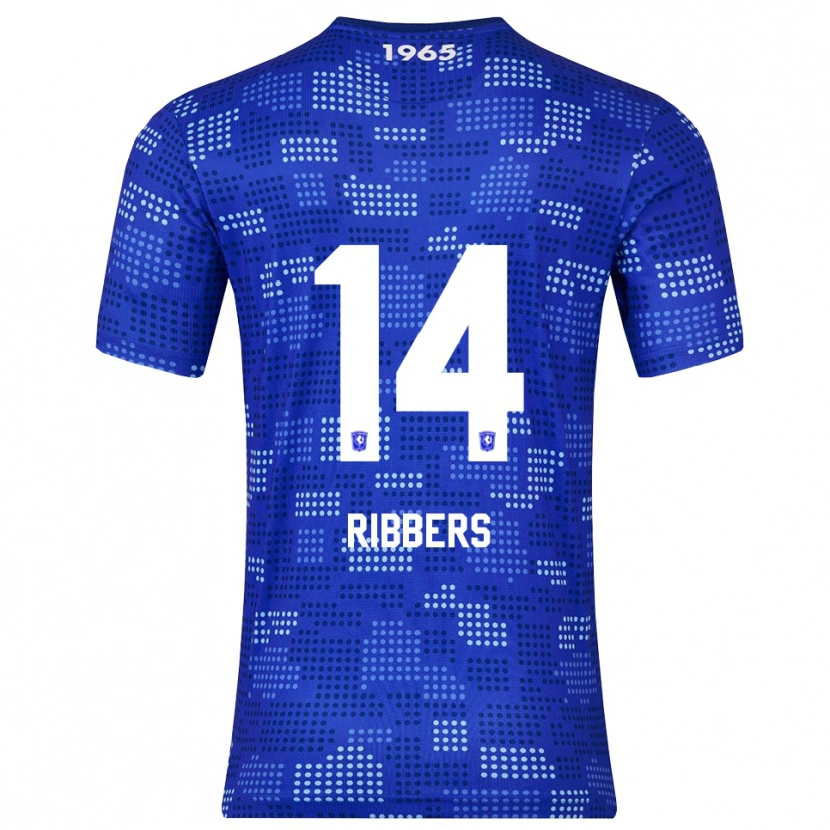 Danxen Heren Jort Ribbers #14 Blauw Hemelsblauw Uitshirt Uittenue 2025/26 T-Shirt