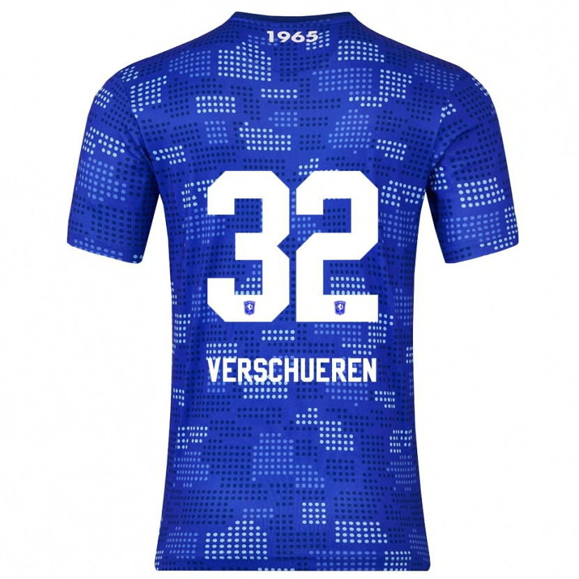 Danxen Heren Arno Verschueren #32 Blauw Hemelsblauw Uitshirt Uittenue 2025/26 T-Shirt