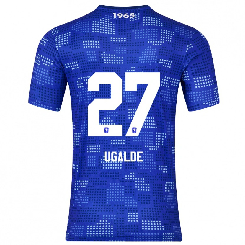 Danxen Heren Manfred Ugalde #27 Blauw Hemelsblauw Uitshirt Uittenue 2025/26 T-Shirt