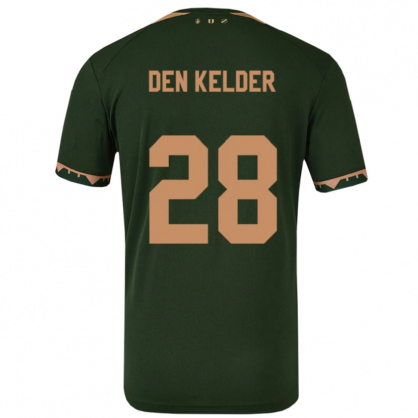 Danxen Heren Gera Op Den Kelder #28 Groen Goud Uitshirt Uittenue 2025/26 T-Shirt