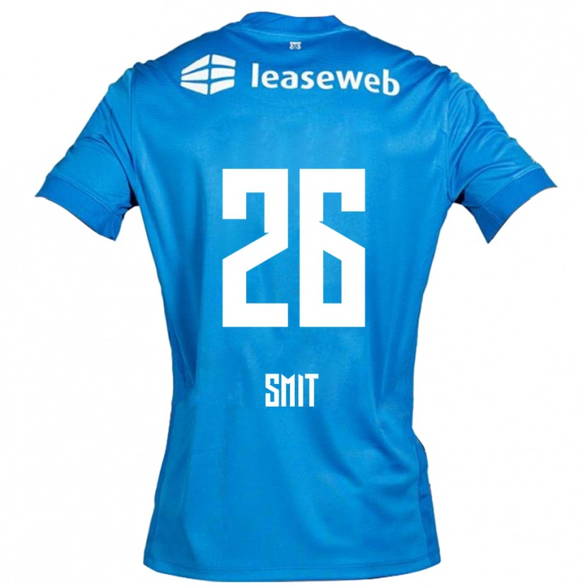 Danxen Heren Kees Smit #26 Blauw Wit Uitshirt Uittenue 2025/26 T-Shirt