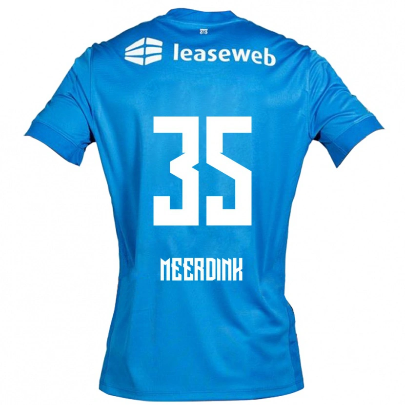 Danxen Heren Mexx Meerdink #35 Blauw Wit Uitshirt Uittenue 2025/26 T-Shirt