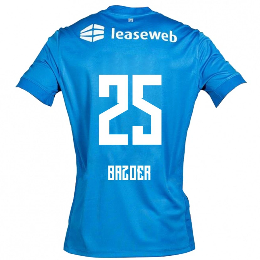 Danxen Heren Riechedly Bazoer #25 Blauw Wit Uitshirt Uittenue 2025/26 T-Shirt