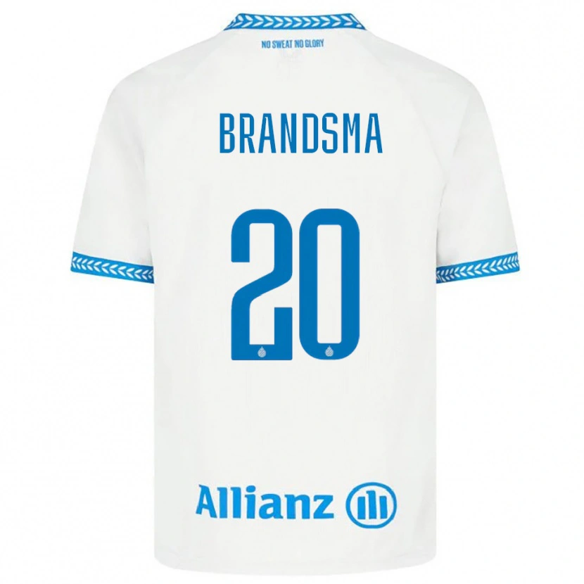Danxen Heren Ilke Brandsma #20 Blauw Wit Uitshirt Uittenue 2025/26 T-Shirt