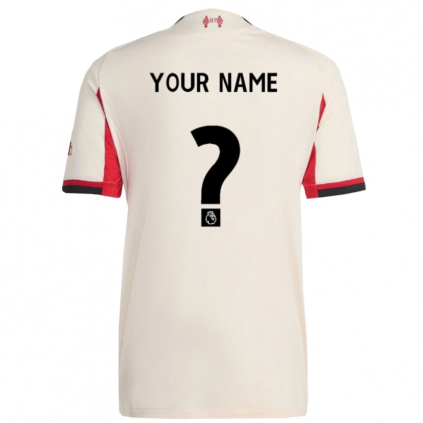 Danxen Heren Uw Naam #0 Wit Zwart Uitshirt Uittenue 2025/26 T-Shirt