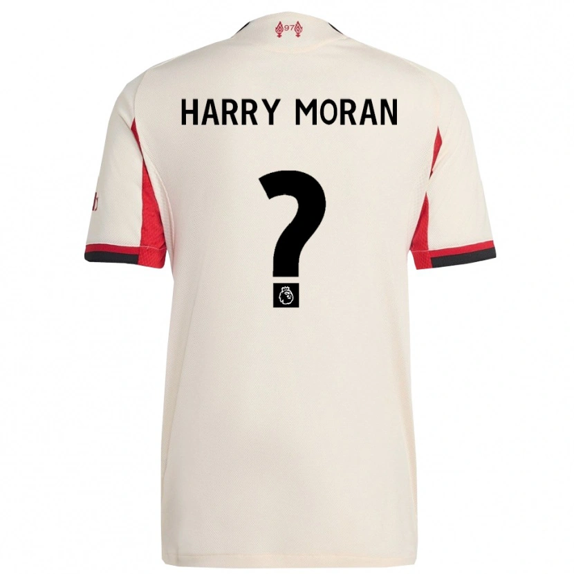 Danxen Heren Harry Moran #0 Wit Zwart Uitshirt Uittenue 2025/26 T-Shirt