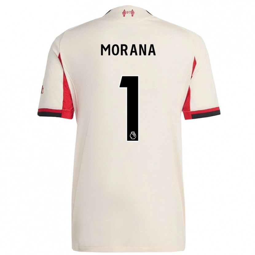 Danxen Heren Nathan Morana #1 Wit Zwart Uitshirt Uittenue 2025/26 T-Shirt