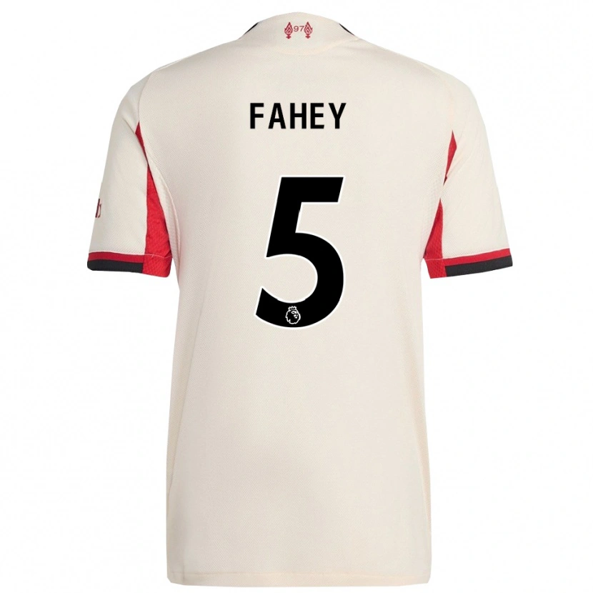 Danxen Heren Niamh Fahey #5 Wit Zwart Uitshirt Uittenue 2025/26 T-Shirt