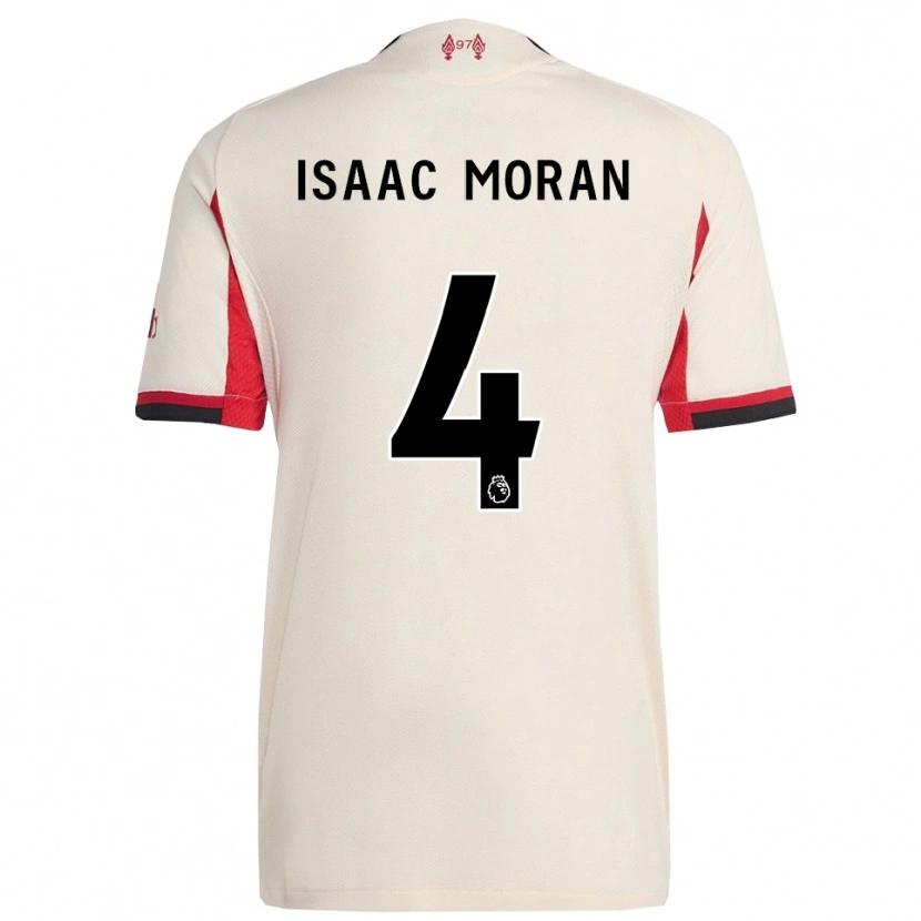 Danxen Heren Isaac Moran #4 Wit Zwart Uitshirt Uittenue 2025/26 T-Shirt