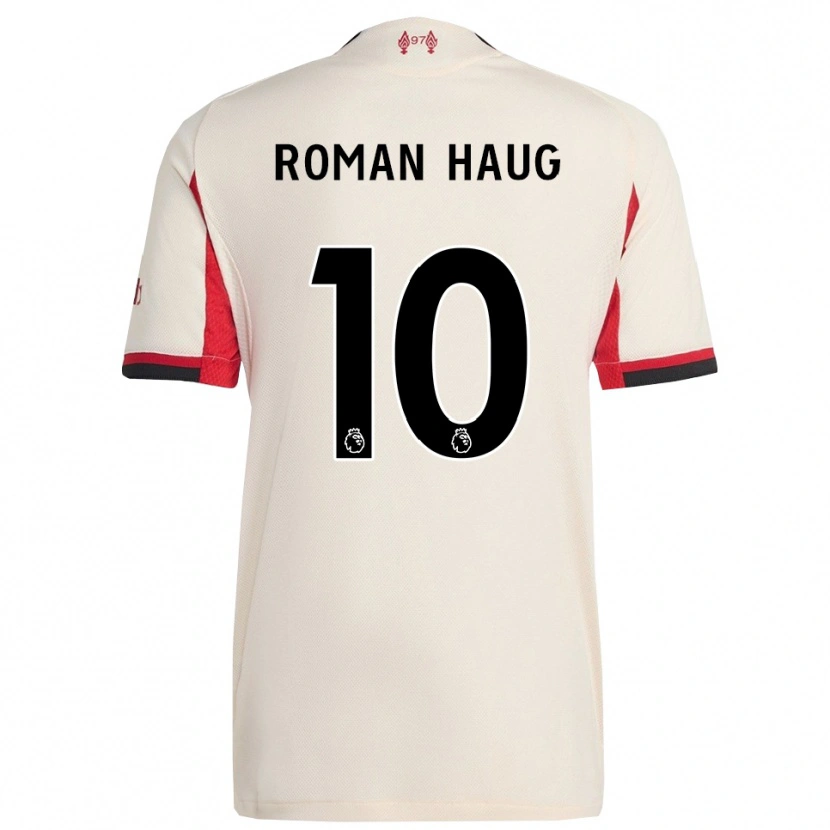 Danxen Heren Sophie Román Haug #10 Wit Zwart Uitshirt Uittenue 2025/26 T-Shirt